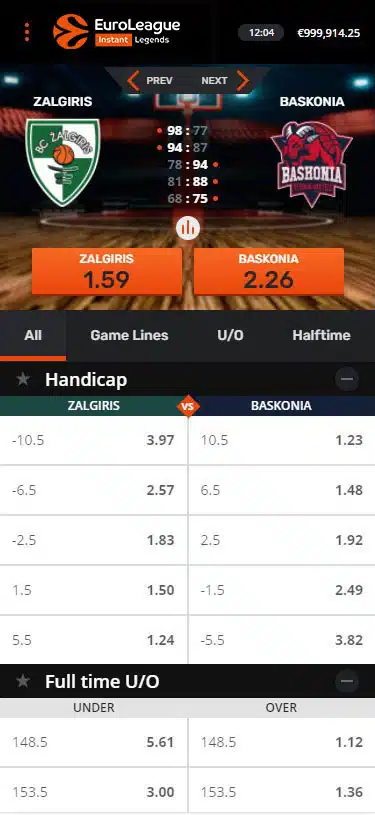 leap EuroLeague Instant Legends
